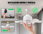 ABANICO DE TECHO TIPO BOMBILLO 40WATT