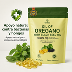 OREGANO OIL + BLACK SEED OIL 6000 mg (90 Sofgel)