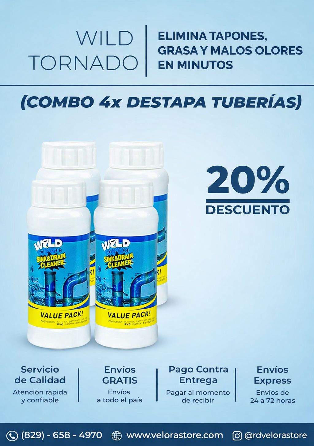 Combo x4 Wild Tornado