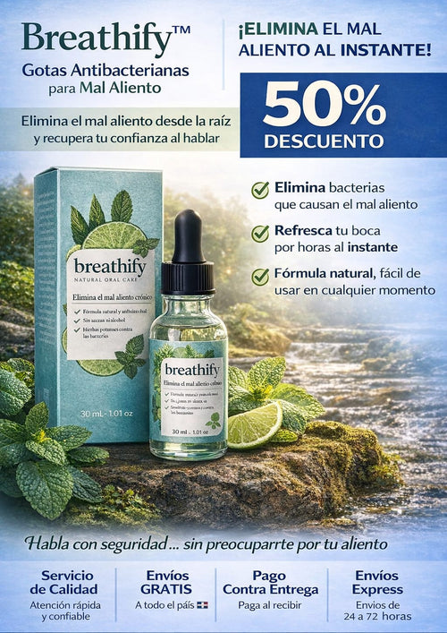 BREATIFY - PARA MAL ALIENTO - U.S.A